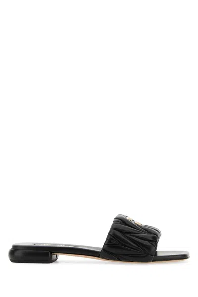 MIU MIU MIU MIU SLIPPERS
