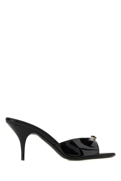 Miu Miu Slippers In Black