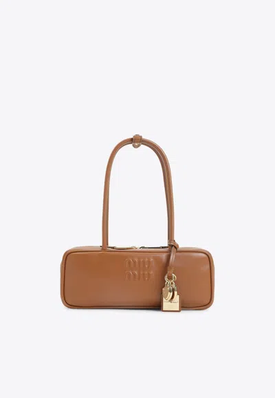 Miu Miu Small Beau Leather Shoulder Bag