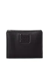 Miu Miu Small Leather Card Case In Black