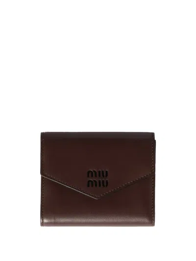 MIU MIU MIU MIU SMALL LEATHER WALLET ACCESSORIES