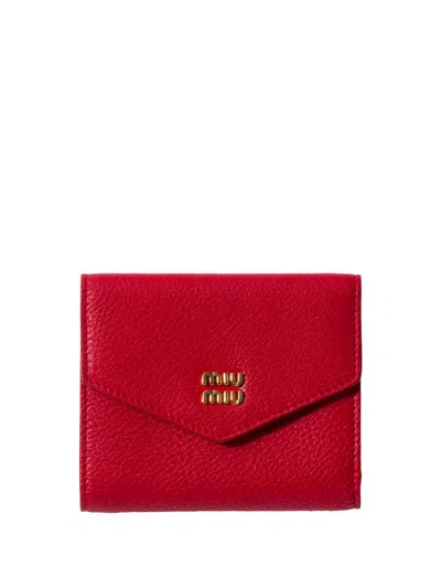 Miu Miu Wallet Accessories In Red