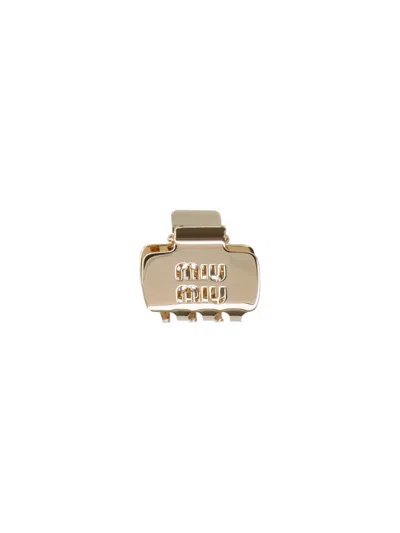 Miu Miu Small Logo Clasp
