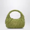 Miu Miu Small Miu Wander Ivy Green Suede Bag Women