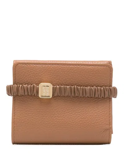 Miu Miu Small Tri-fold Leather Wallet