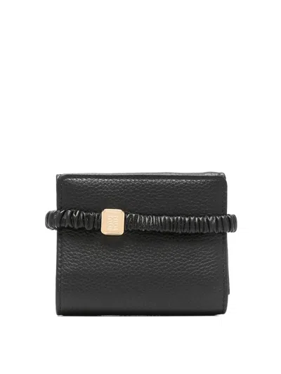 MIU MIU SMALL TRI-FOLD LEATHER WALLET
