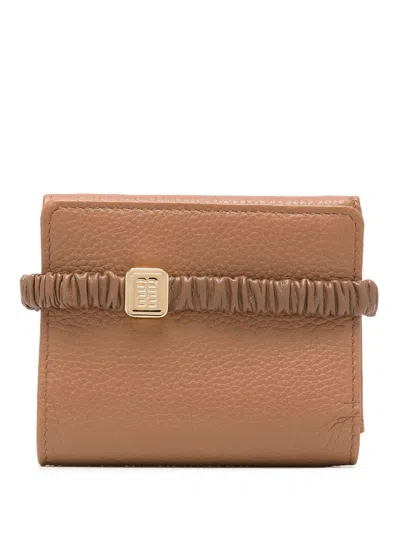 MIU MIU MIU MIU SMALL TRI-FOLD LEATHER WALLET