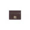 Miu Miu Lamb Leather Cardholder Women