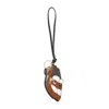Miu Miu Playful Calf Leather Clutch With Gold Ring Detail In Brown