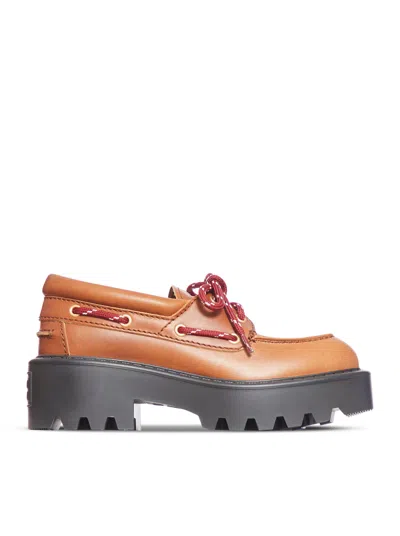 MIU MIU SMOOTH CALFSKIN LOAFERS