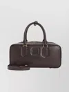Miu Miu Soft Padded Shoulder Bag And Handles In Brown