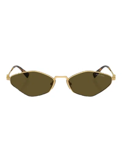 Miu Miu Eyewear Sunglasses In Green