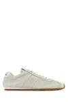 Miu Miu Plume Sneaker In Ivory Leather Women In Multi