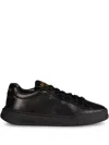 Miu Miu Lace-up Low-cut Casual Shoes In Schwarz