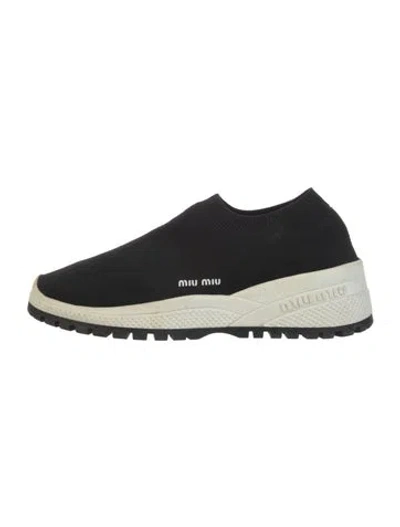 Pre-owned Miu Miu Sneakers In Multi