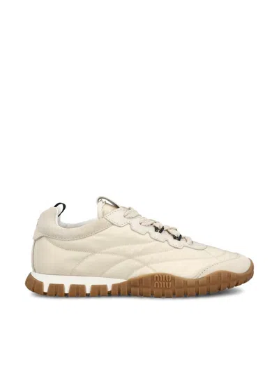 Miu Miu Sneakers In Neutral