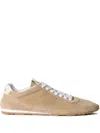 Miu Miu Suede Low-top Sneakers Rubber Sole In Multi