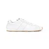 Miu Miu Logo-printed Leather Sneakers