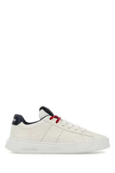 Miu Miu Sneakers In White