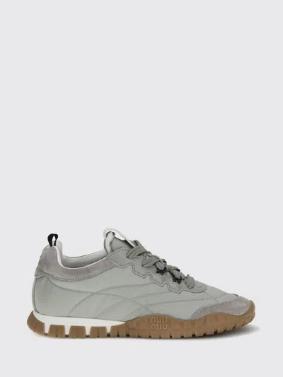 Miu Miu Sneakers Woman  In Gray