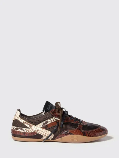 Miu Miu Sneakers Woman  In Multi