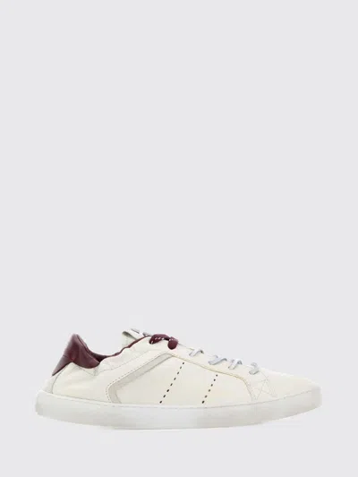 Miu Miu Ivory Leather Sneakers In Neutral