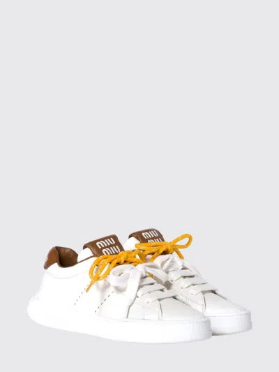 Miu Miu Sneakers Woman  In White