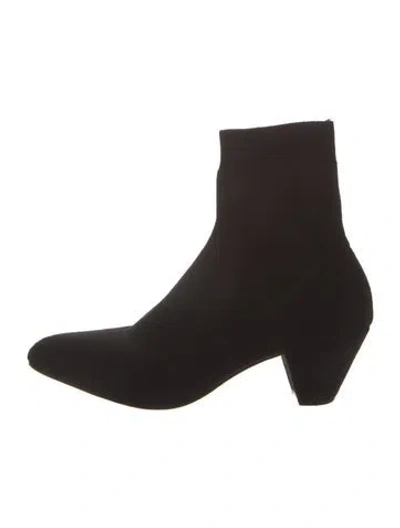 Pre-owned Miu Miu Sock Boots In Black