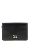 Miu Miu 'softy Lux' Wallet In Black