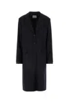 Miu Miu Embroidered Stretch Wool Blend Coat