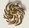 Miu Miu Spilla Miu Tourbillon In Gold