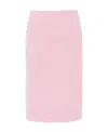 Miu Miu Split Detail Skirt In Pink