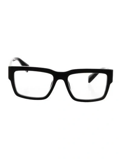 Pre-owned Miu Miu Square Eyeglasses In Black