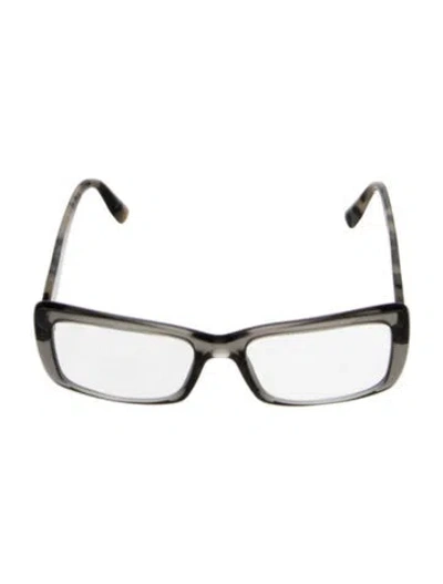 Pre-owned Miu Miu Square Eyeglasses In Black