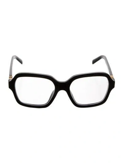 Pre-owned Miu Miu Square Eyeglasses In Black