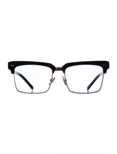 Pre-owned Miu Miu Square Eyeglasses In Black