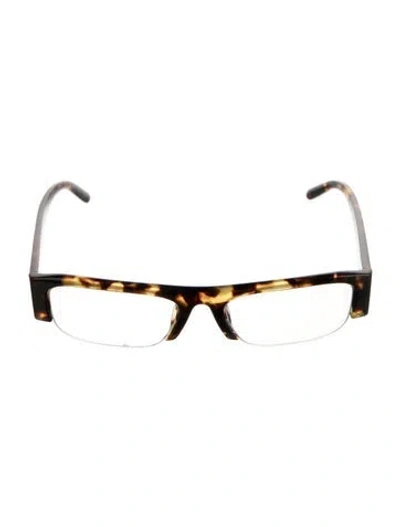 Pre-owned Miu Miu Square Eyeglasses In Multi