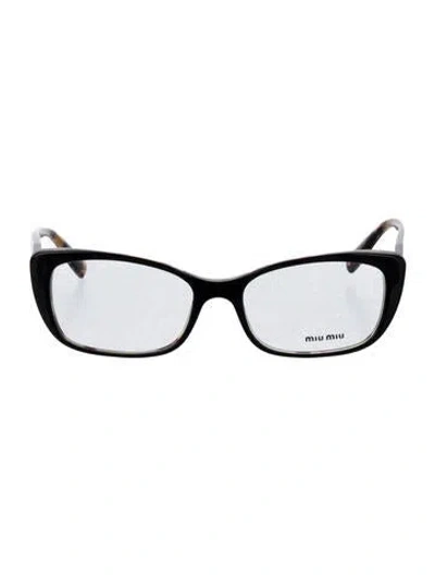 Pre-owned Miu Miu Square Eyeglasses In Multi