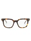 Miu Miu Square-frame Glasses In Brown