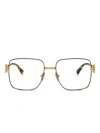 Miu Miu Square-frame Glasses In Gold