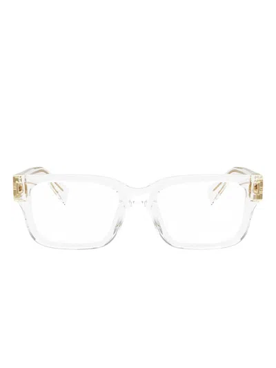 Miu Miu Square-frame Glasses In Gray