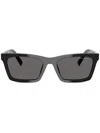 Miu Miu Square-frame Sunglasses In 黑色