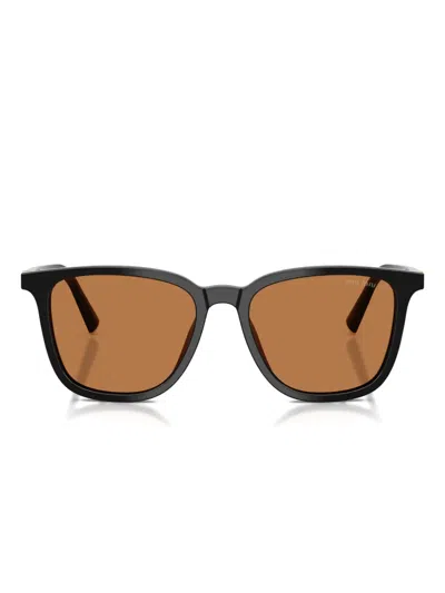 Miu Miu Square-frame Sunglasses In Black
