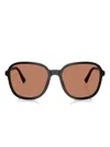 Miu Miu Woman Sunglass Mu B01sf In Brown