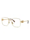 Miu Miu Square-frame Sunglasses In Gold