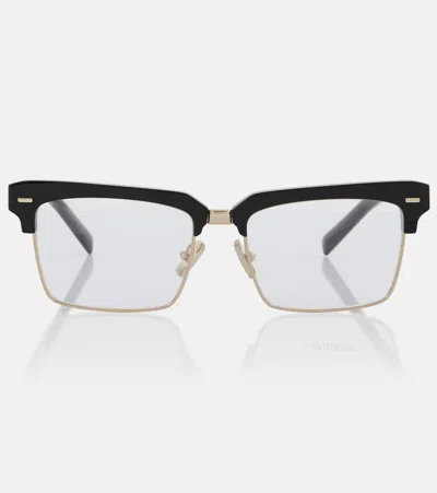 Miu Miu Square Glasses In Black