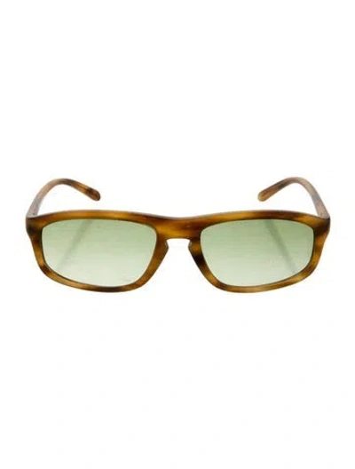 Pre-owned Miu Miu Square Gradient Sunglasses In Brown