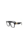 Miu Miu Square Logo Flat Mirror In Black