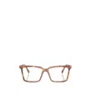 Miu Miu Brille Mit Eckigem Gestell In Nude