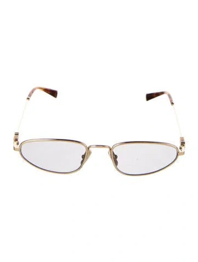 Pre-owned Miu Miu Square Mirrored Sunglasses In Multi